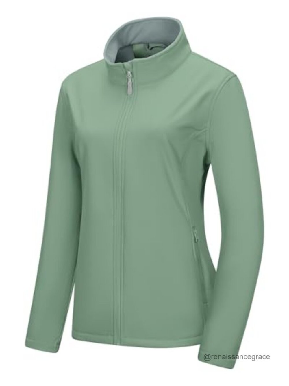Women's Lightweight Softshell Jacket Fleece Lined Windproof Waterproof Coat